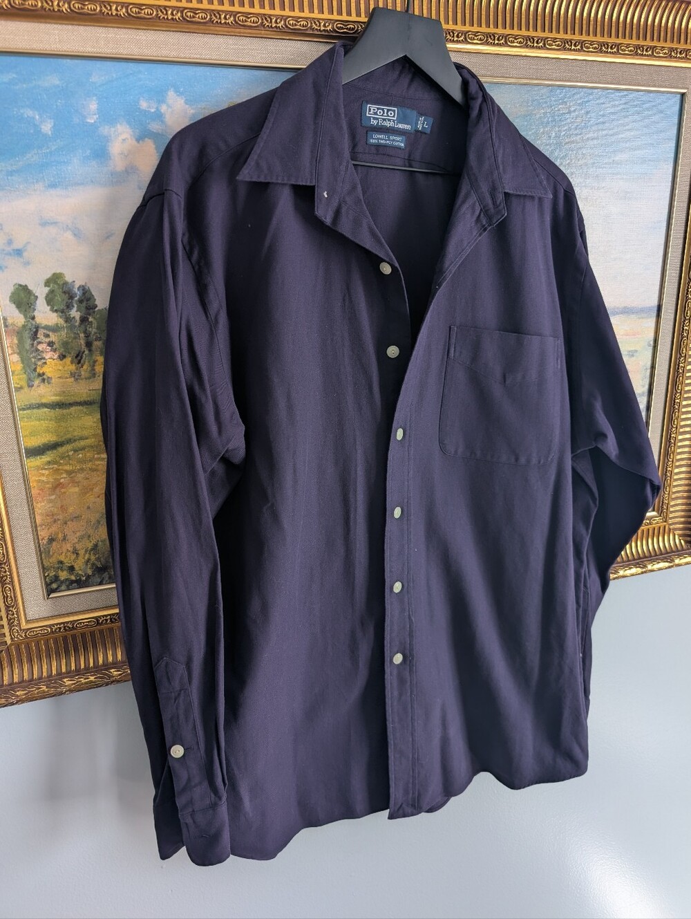 Ralph Lauren Purple Long-Sleeve Button-Down Shirt